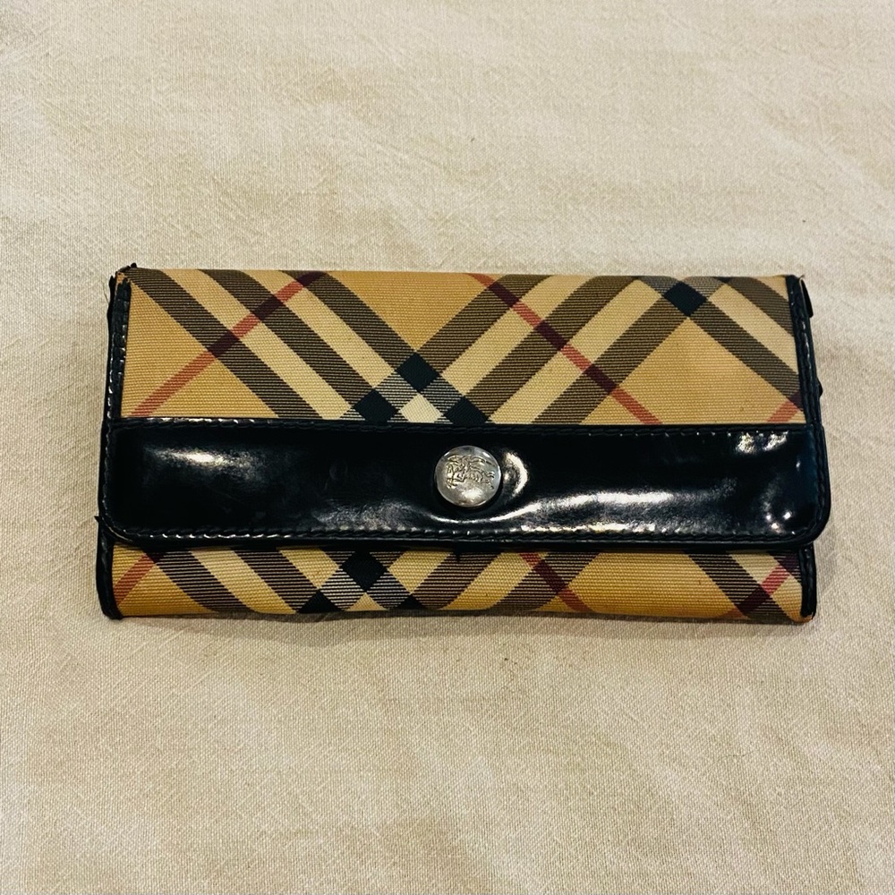 Well-Loved Used Burberry Wallet